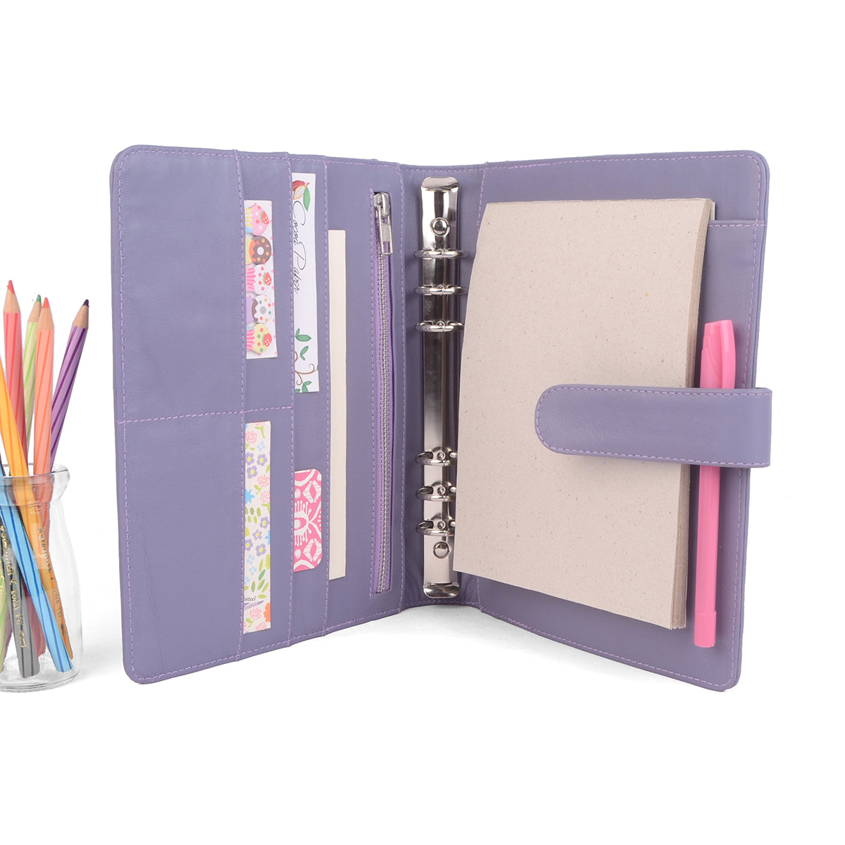 Prepare- A5 Leather-based Ring Binder Planner picture regarding Planner Binders named Train- A5 Leather-based Ring Binder Planner